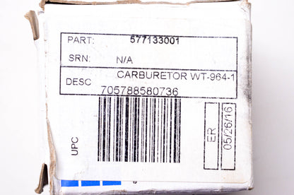 Walbro WT-964-1, 577133001 Carburetor NOS