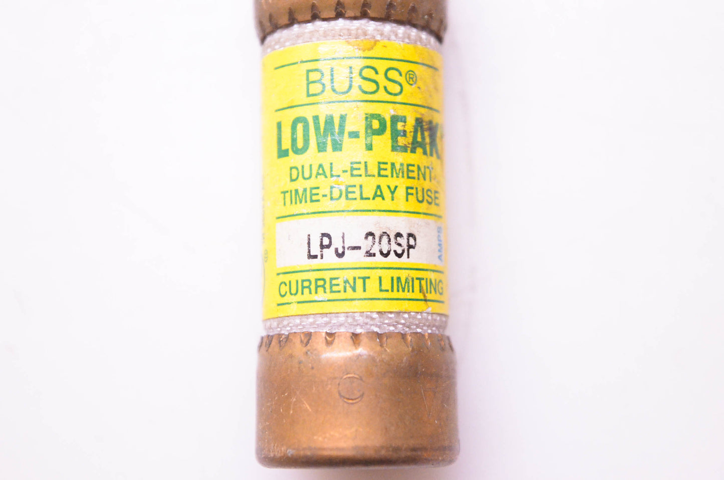 Bussmann Cooper LPJ-20SP Low-Peak Dual-Element Time-Delay Fuse Current Limiting NOS