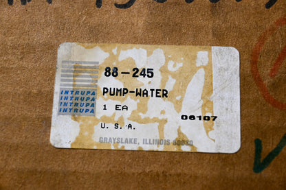 Intrupa 88-245, 1358529 Water Pump & Gasket NOS