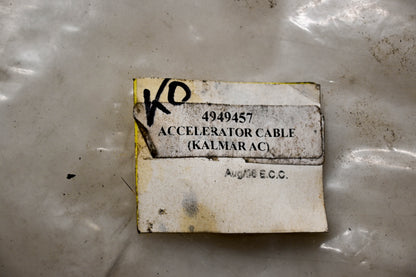 Komatsu 4949457 Accelerator Cable NOS