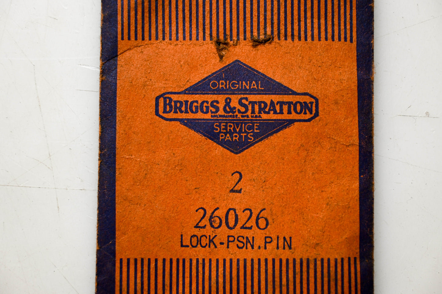 New OEM Briggs & Stratton 26026 Piston Pin Locks Qty 2 NOS