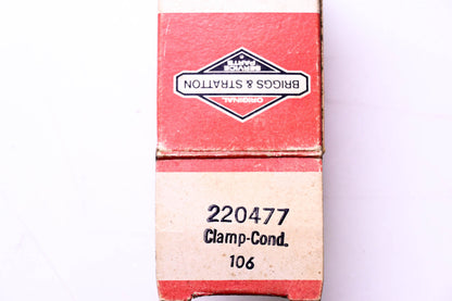 New OEM Briggs & Stratton 220477 Condenser Clamp NOS