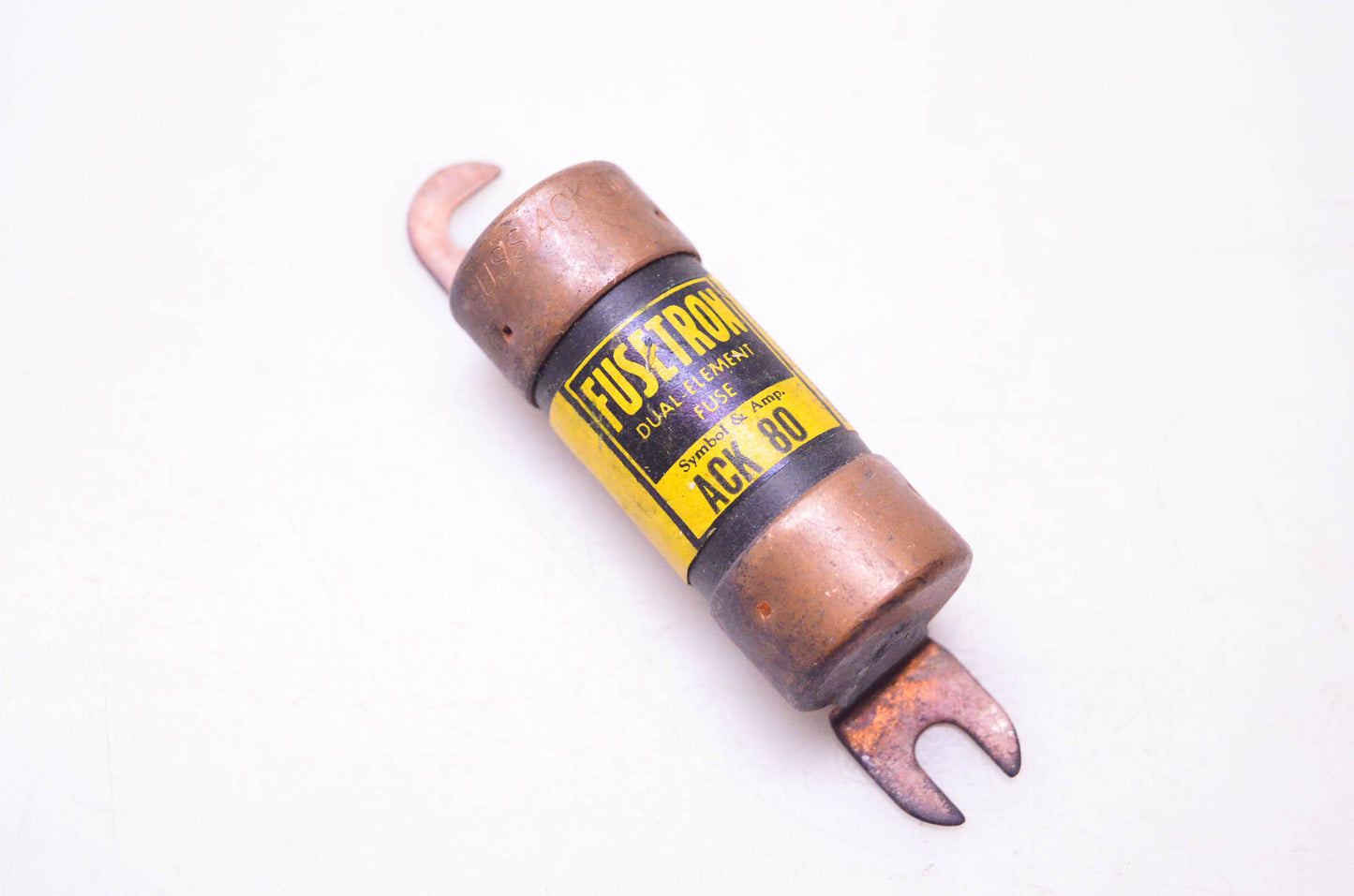 Bussmann ACK80 Fusetron Dual-Element Fuse 80 Amp NOS