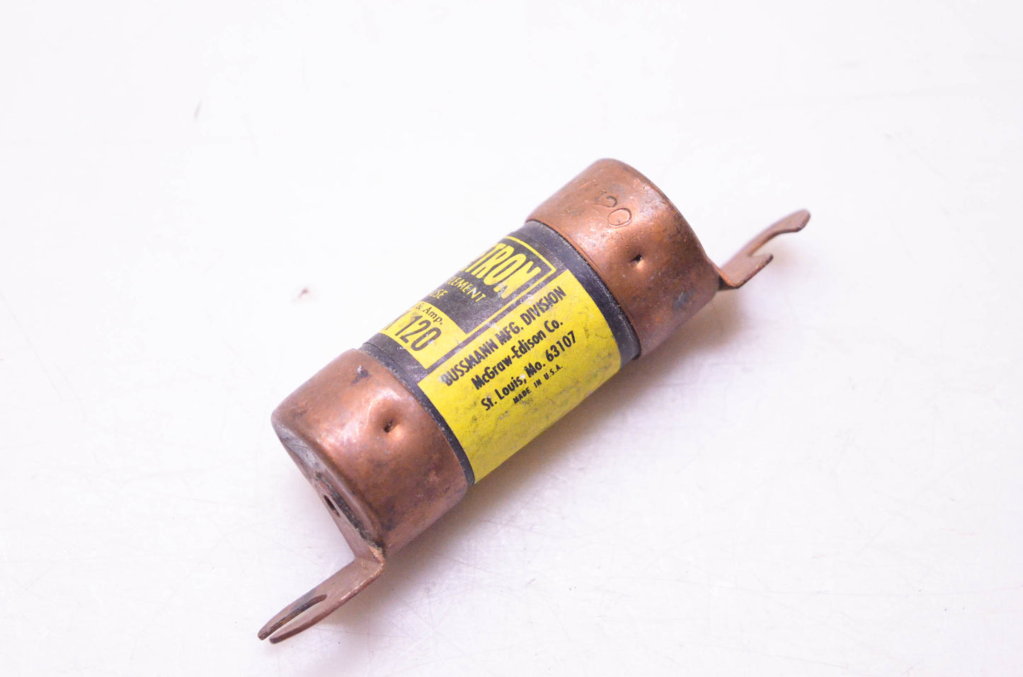 Bussmann ACK120 Fusetron Dual-Element Fuse 120 Amp NOS