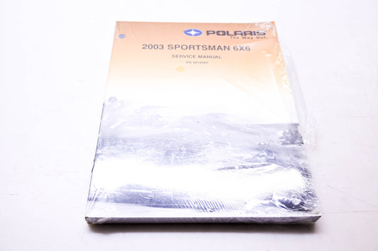 New OEM Polaris 9918067 2003 Sportsman 6x6 Service Manual NOS