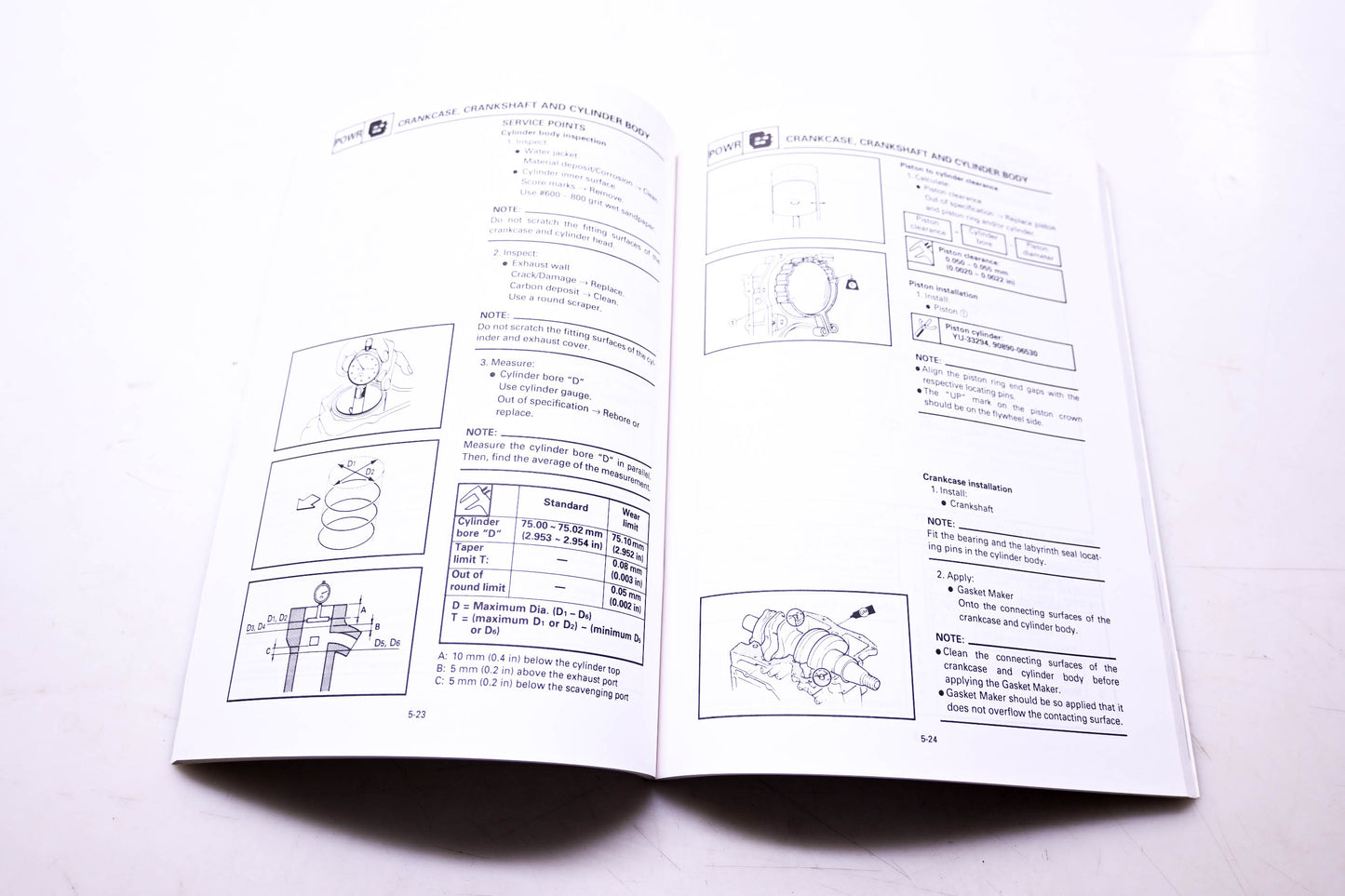 OEM Yamaha LIT-18616-01-50 Marine Outboards C40U C40V Service Manual