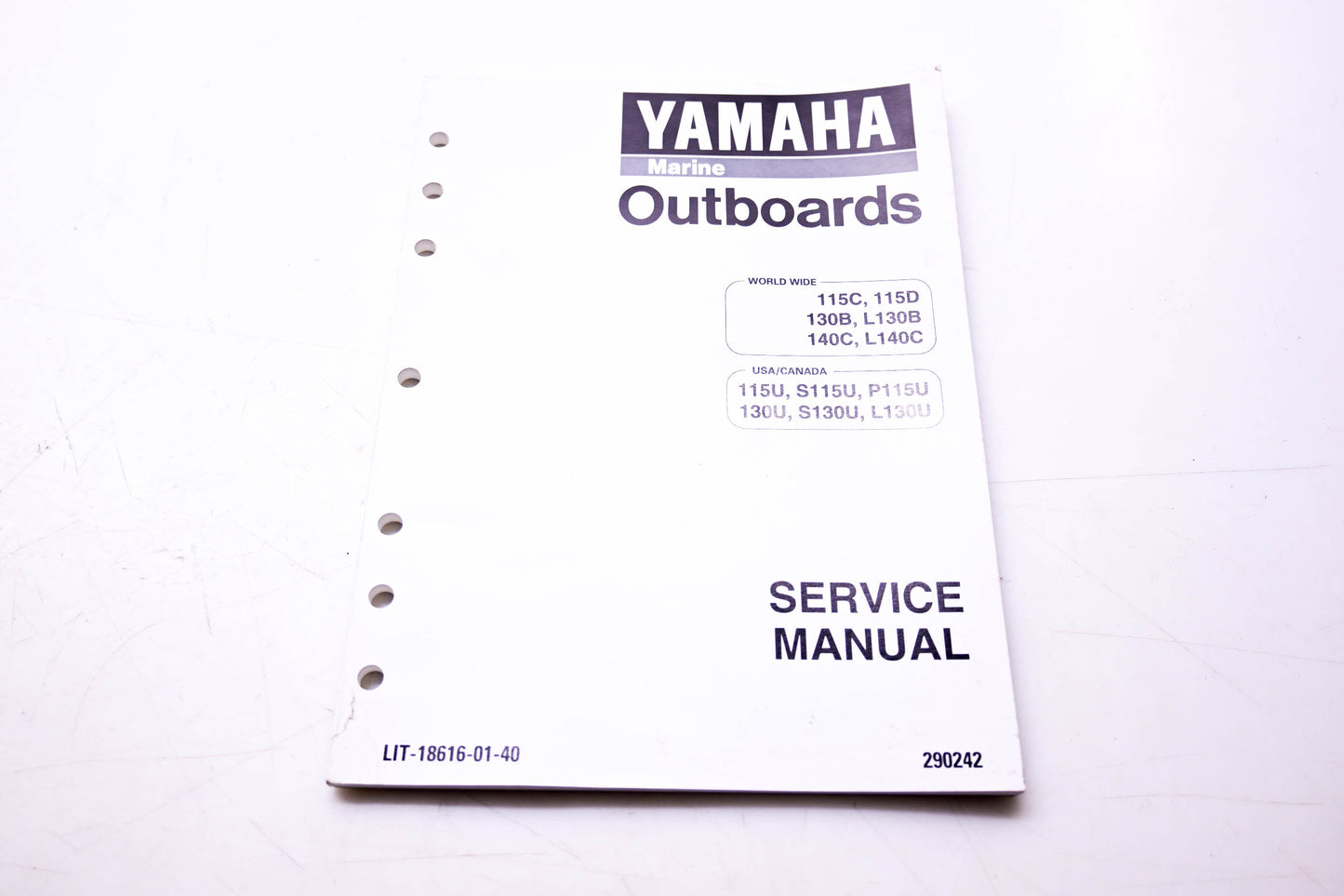 OEM Yamaha LIT-18616-01-40 Marine Outboards Service Manual
