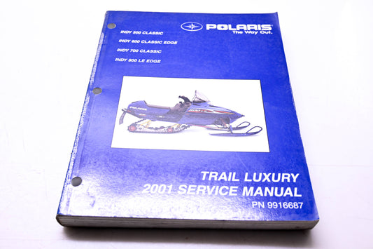 OEM Polaris 9916687 Trail Luxury 2001 Service Manual