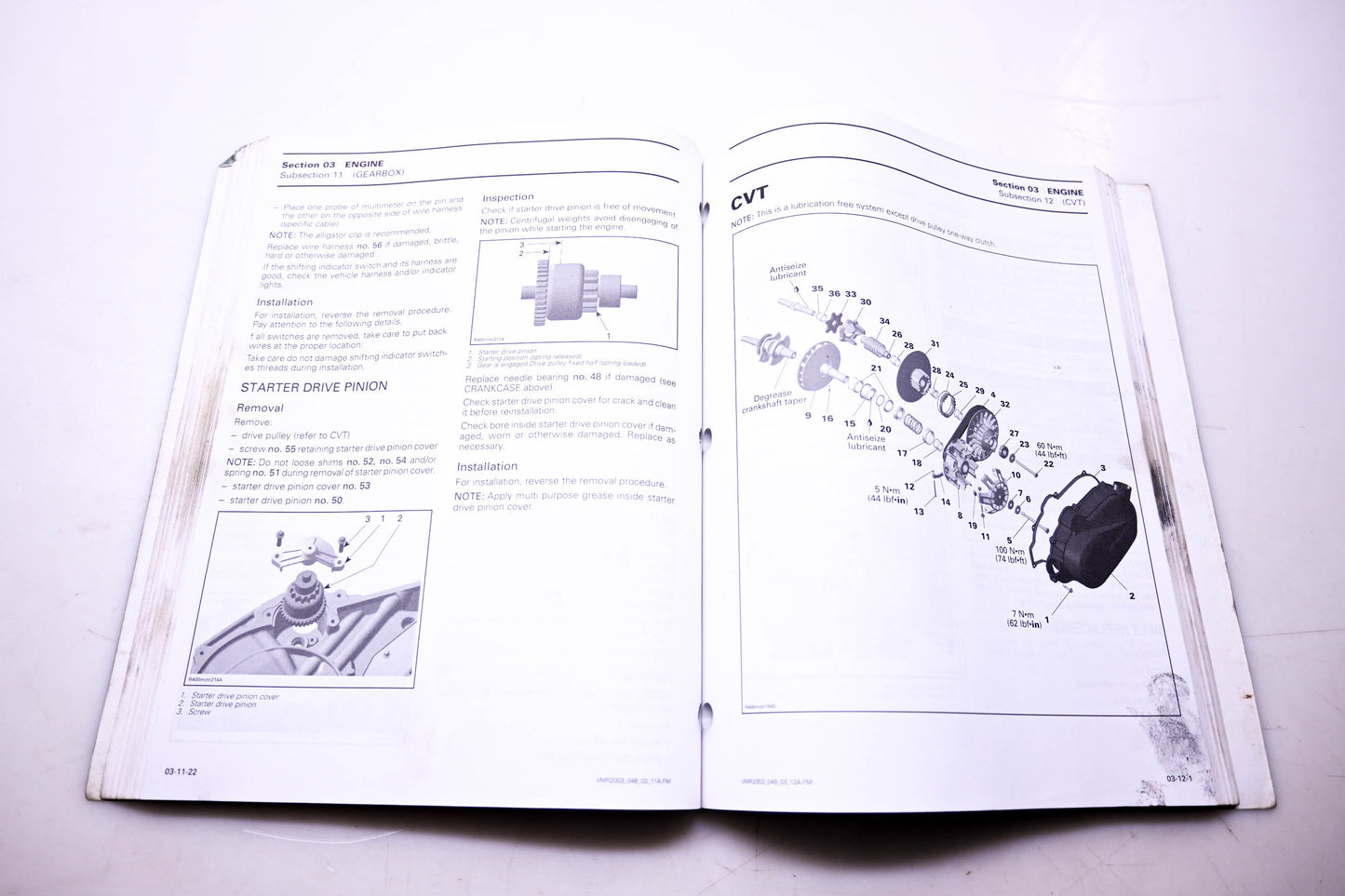 Bombardier 704 100 027, 704100027 Shop Manual Outlander 2003