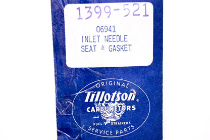 Tillotson 1399-521 Inlet Needle Seat & Gasket NOS