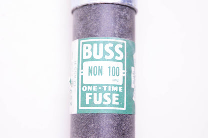 Bussmann NON-100 One-Time Fuse Class H 250 Volts or Less NOS