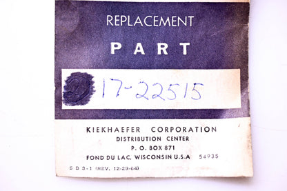 Aftermarket 17-22515 Pin NOS