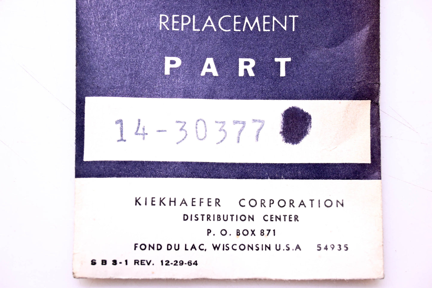 Aftermarket 14-30377 Tab Washer NOS
