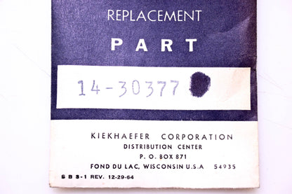 Aftermarket 14-30377 Tab Washer NOS