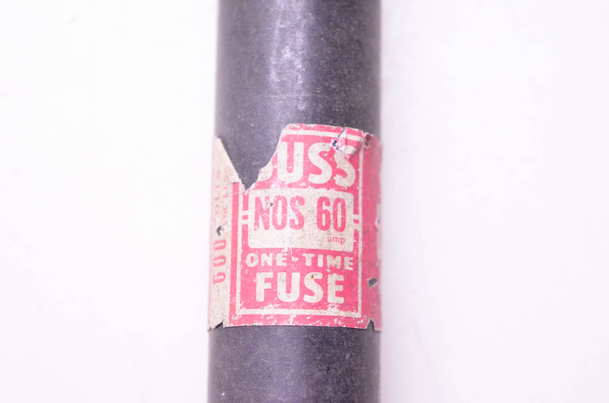 Bussmann NOS-60 One-Time Fuse Class K5 600 Volts or Less NOS