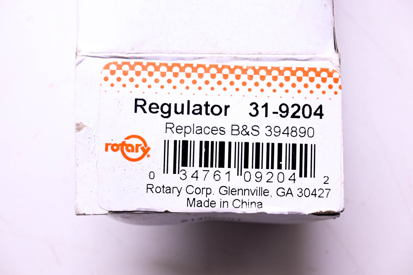 Rotary 31-9204, 9204, 394890 Regulator NOS