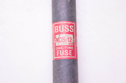 Bussmann NOS-12 One-Time Fuse Class H 600 Volts or Less NOS