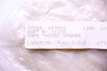 Snapper 11072 Thrust Washer NOS