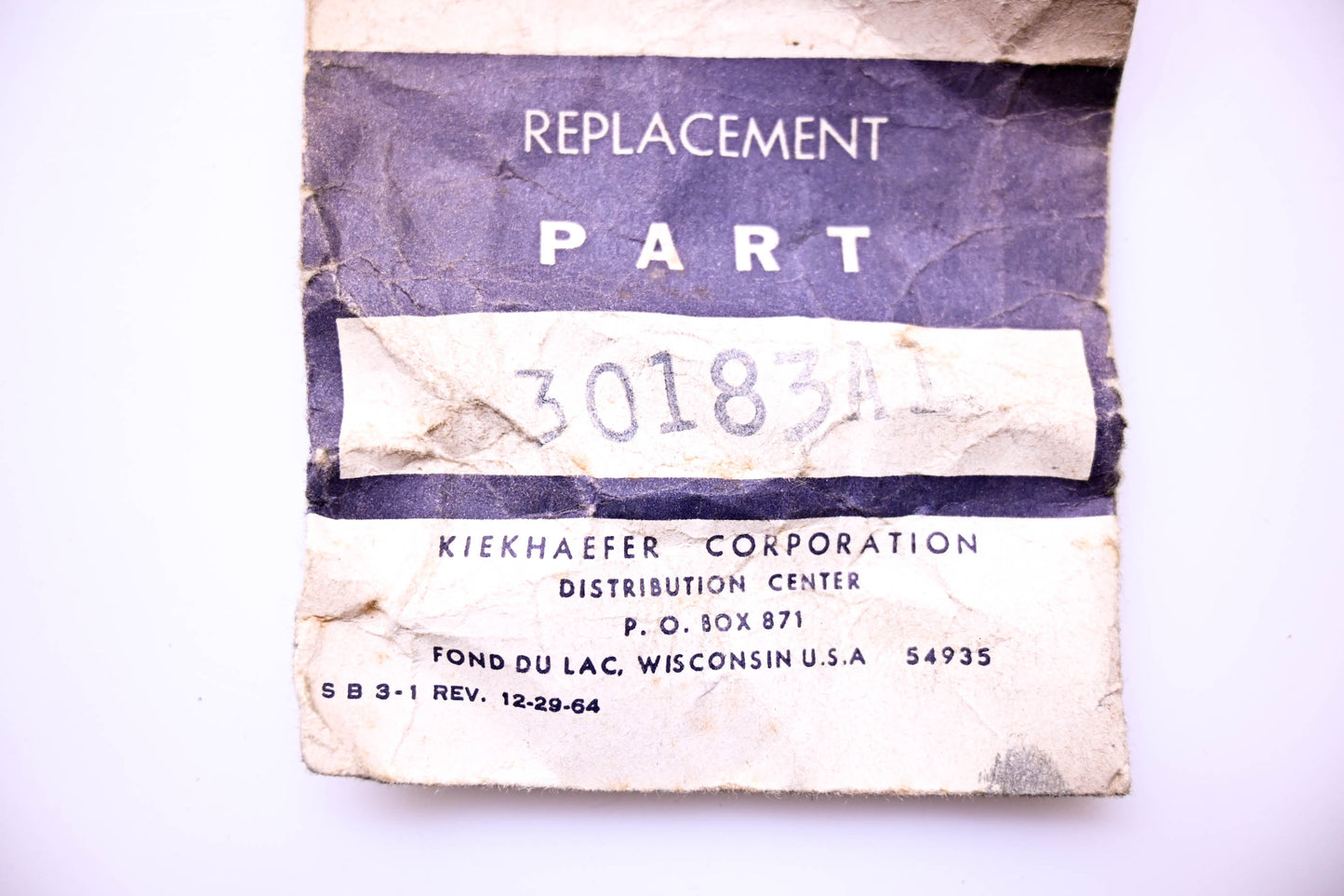 Aftermarket 30183A1 Valve Assembly NOS
