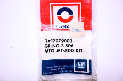 Delco 17079003, 983869 Jet & Rod Kit NOS