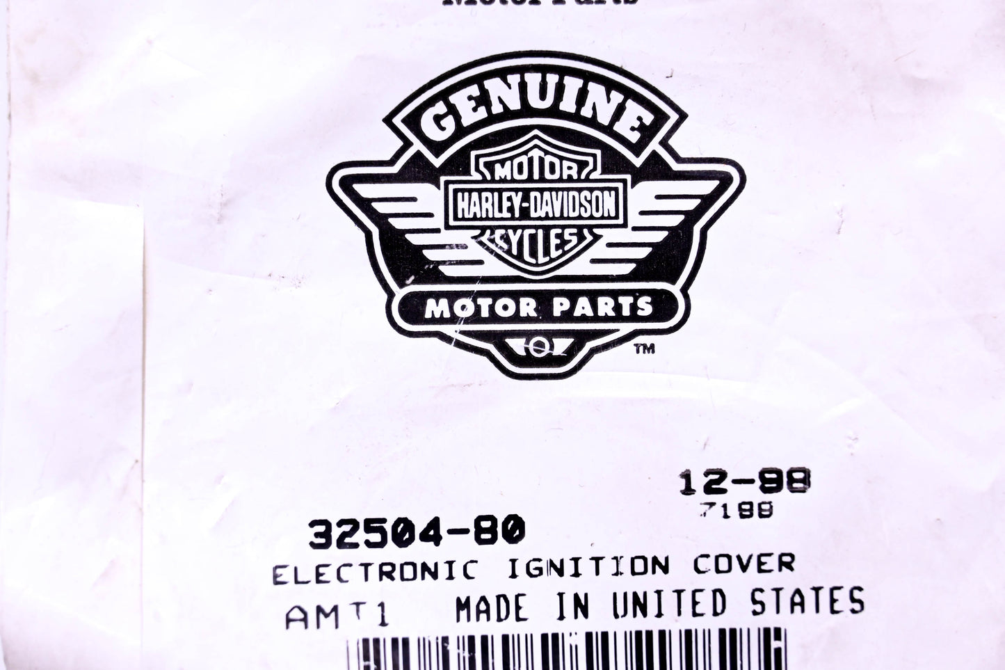 New OEM Harley-Davidson 32504-80 Electronic Ignition Cover NOS