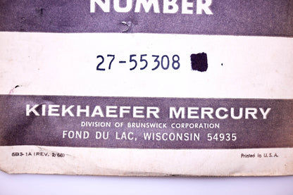 Aftermarket 27-55308 Gasket NOS