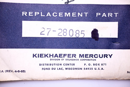 Aftermarket 27-28085 Gasket NOS