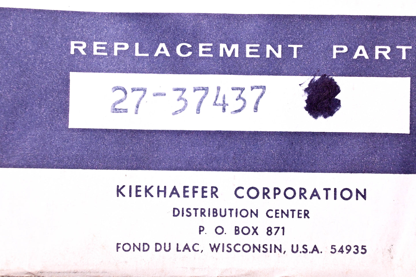 Aftermarket 27-37437 Gasket NOS
