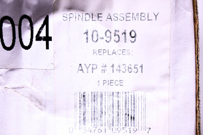 Rotary 10-9519 Spindle Assembly NOS