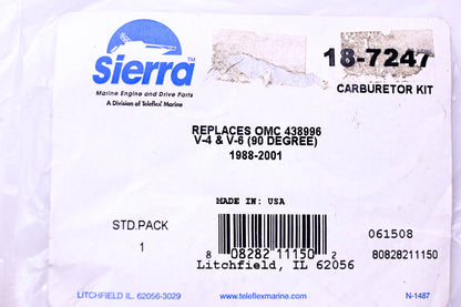 Sierra 18-7247 Carburetor Kit NOS