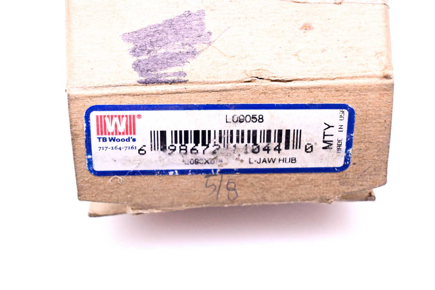 TB Wood's L09058 L-Jaw Coupling NOS