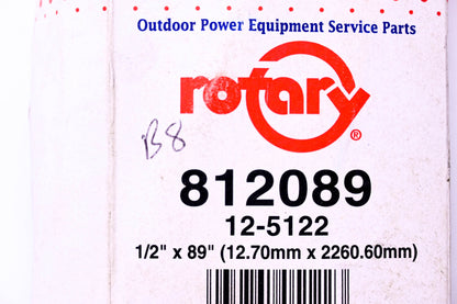 Rotary 812089, 12-5122 Belt NOS