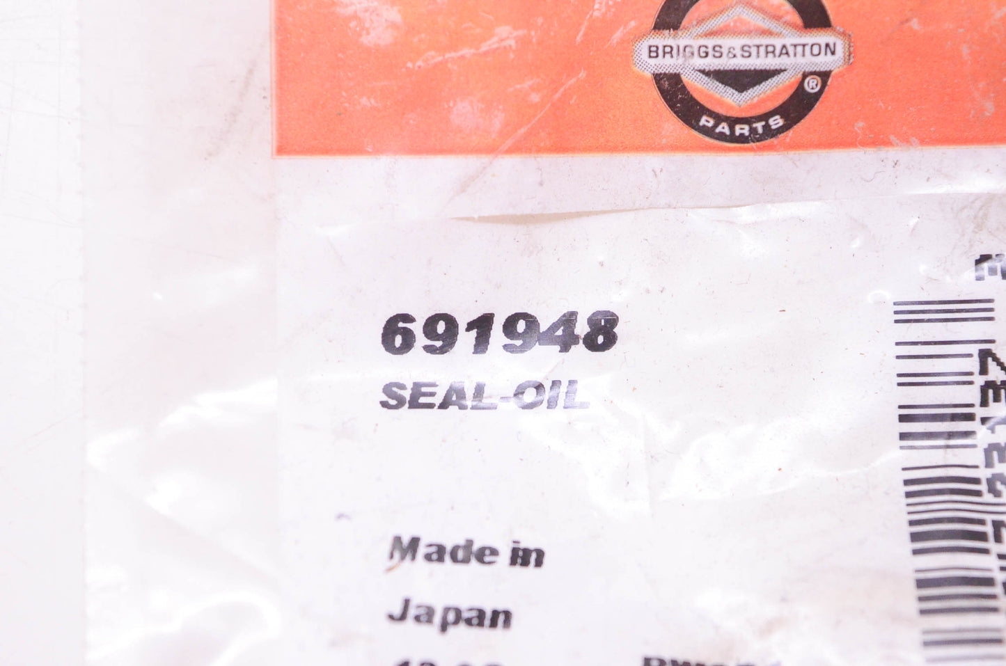 New OEM Briggs & Stratton 691948 Oil Seal NOS