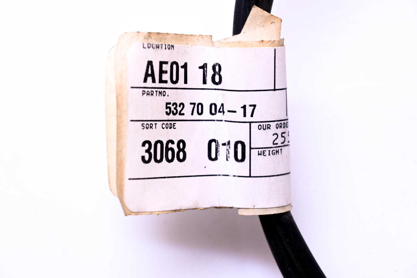 New OEM Husqvarna 532700417 Throttle Cable NOS