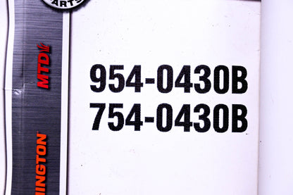 MTD 954-0430B, 754-0430B Belt NOS