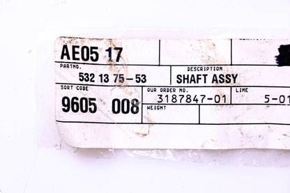 OEM Husqvarna 532137553 Shaft Assembly