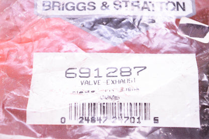 New OEM Briggs & Stratton 691287 Exhaust Valve NOS