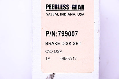 Peerless 799007 Brake Disc Kit NOS