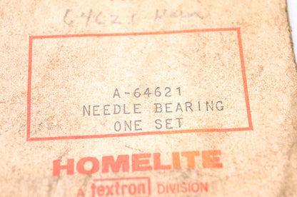 Homelite A-64621, 23121-A, 2449962 Needle Bearing Kit NOS