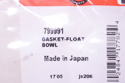 New OEM Briggs & Stratton 799991 Float Bowl Gasket NOS