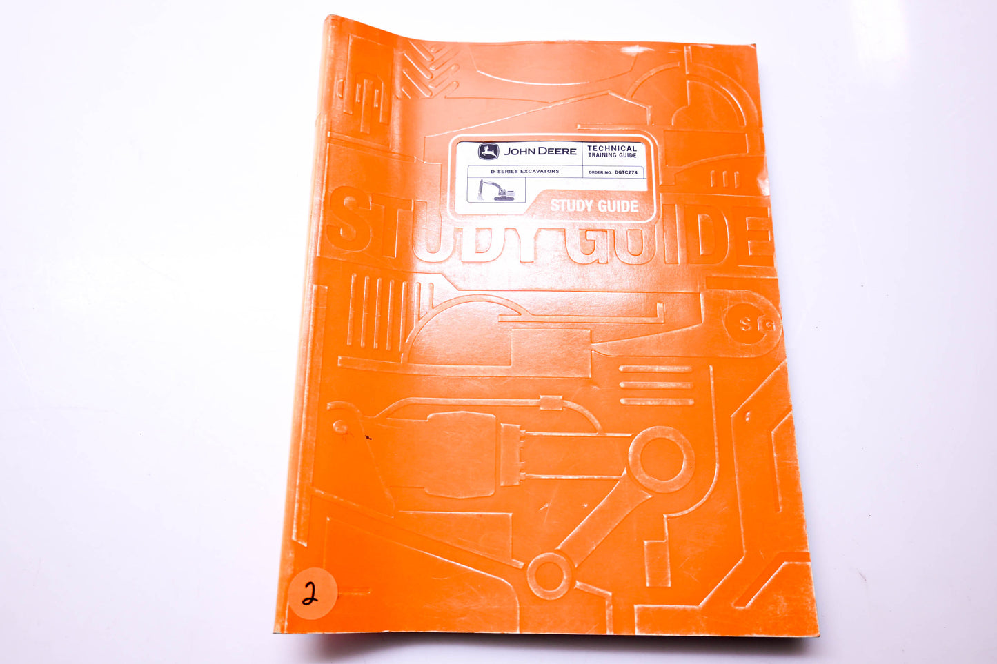 OEM John Deere DGTC274 Technical Training Guide D-Series Excavators Study Guide
