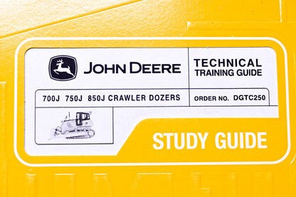 OEM John Deere DGTC250 700J 750J 850J Crawler Dozers Technical Training Study Guide
