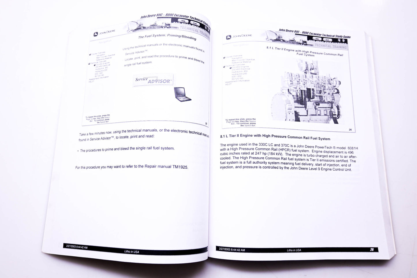 OEM John Deere DGTC220 C-Series Excavators Technical Pre-Qualification Study Guide
