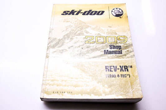 Bombardier 219100332 Ski-Doo 2009 Shop Manual REV-XR