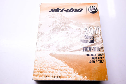 Bombardier 219100522 Ski-Doo 2011 Shop Manual REV-XU