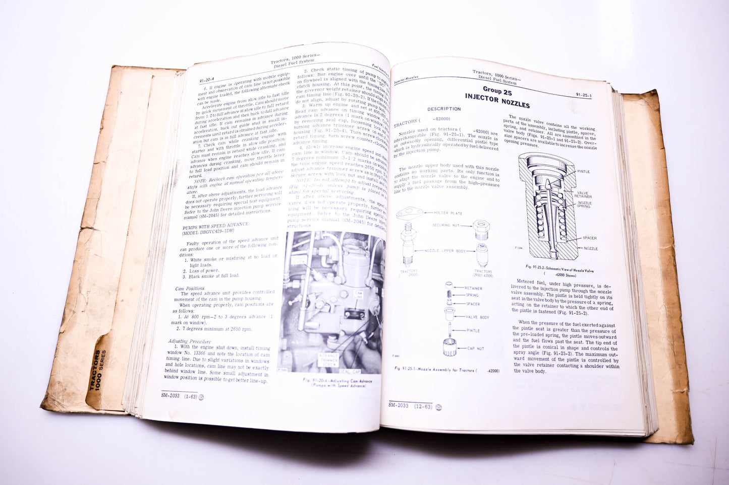 OEM John Deere SM-2033 Service Manual John Deere 1000 Series Tractors