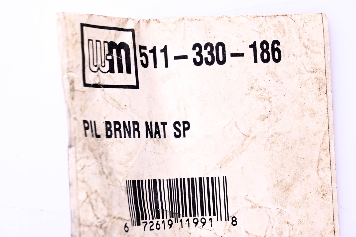 Weil-McLain 511-330-186 Pilot Burner Orifice NOS