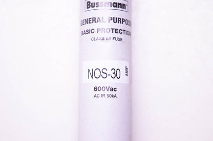 Bussmann Cooper NOS-30, A3GSA/00 General Purpose Basic Protection NOS