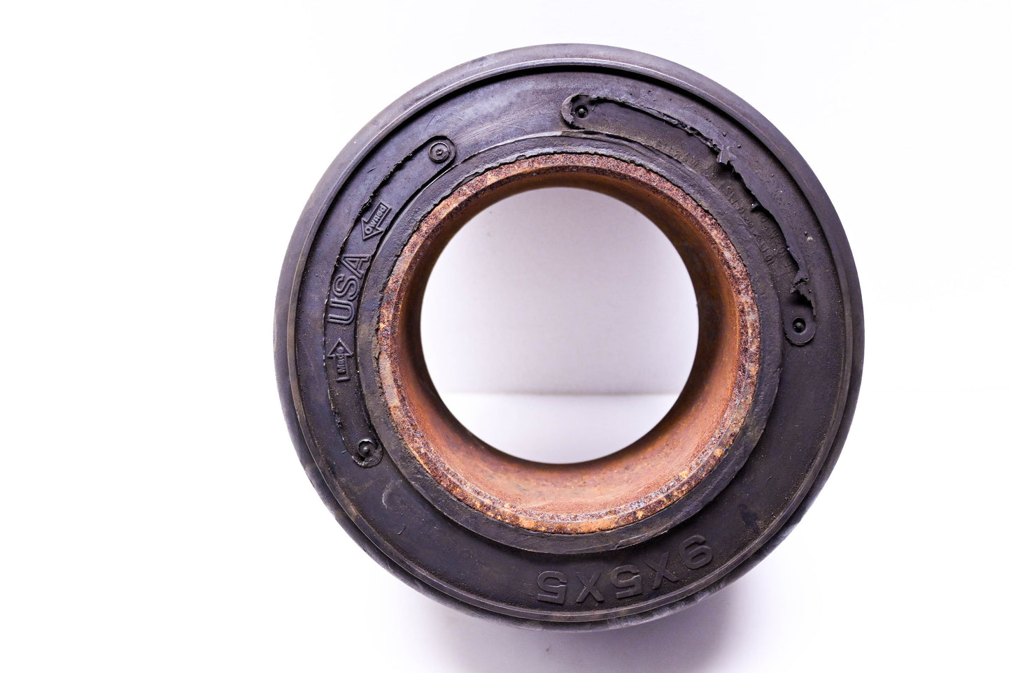 Aftermarket WO030-2 9x5x5 Solid Forklift Tire Press-On NOS
