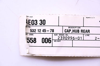 New OEM Husqvarna 532124578 Hub Rear Cap NOS
